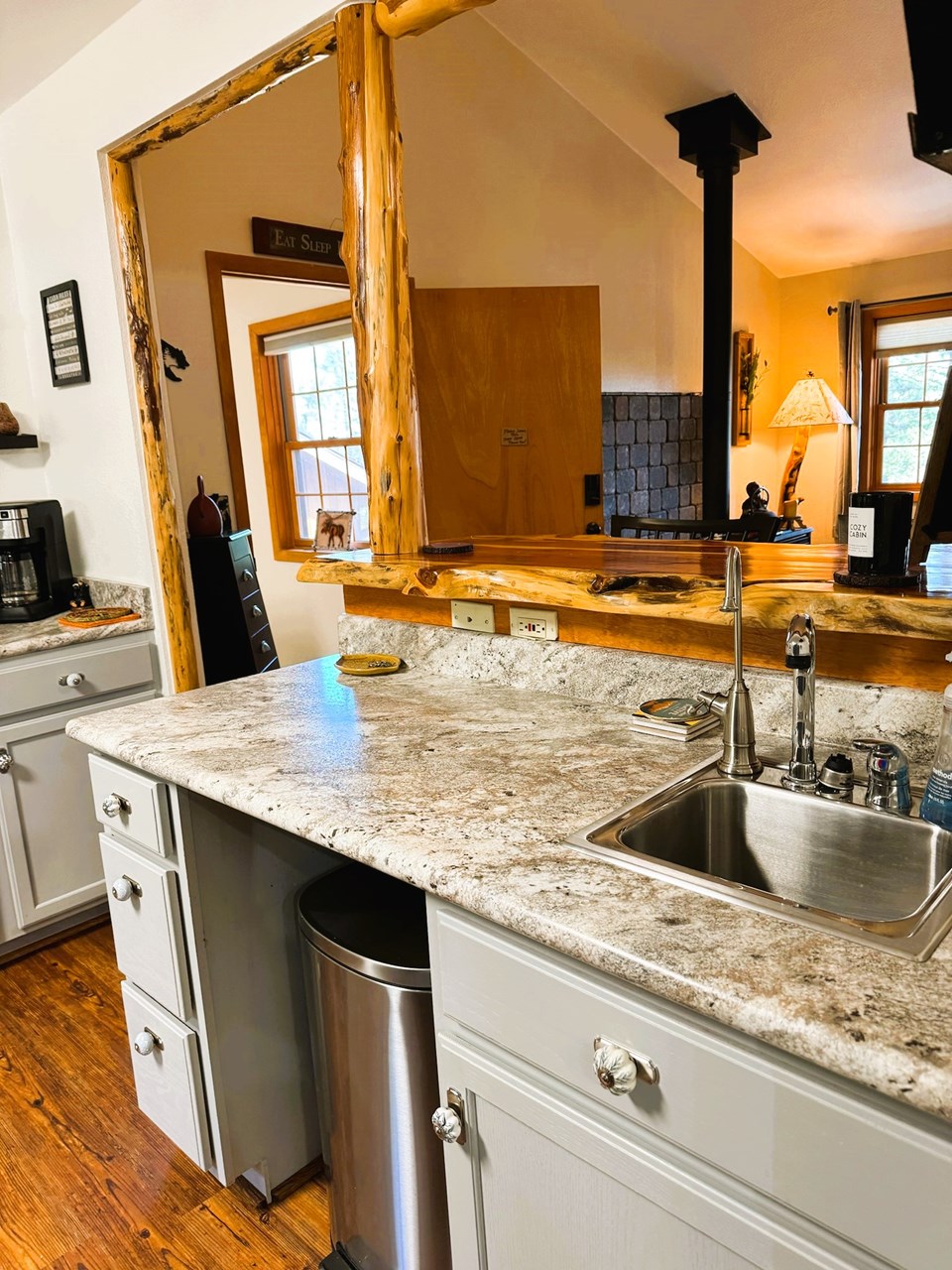the wet bar