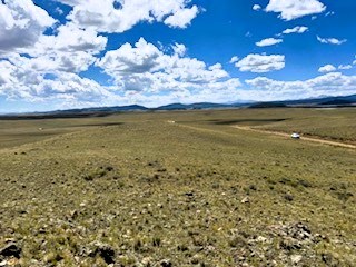 view southwest from the top of the property to the collegiate peaks in the background