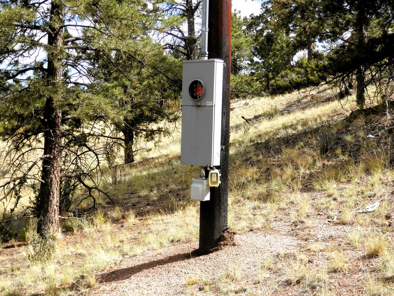 electricity connected to the property