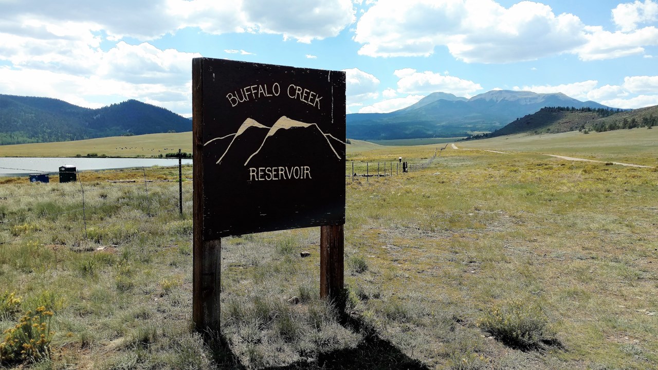 the hoa's reservoir is about 5.5 miles north of antero junction on the west side of us285
