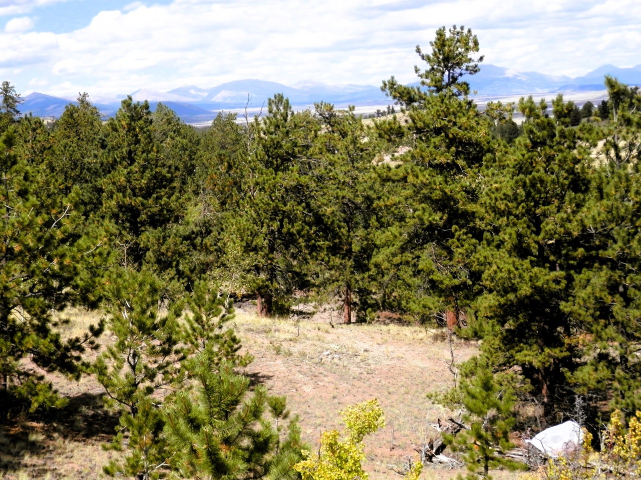 zoomed view to the mosquito mountain range. from the property