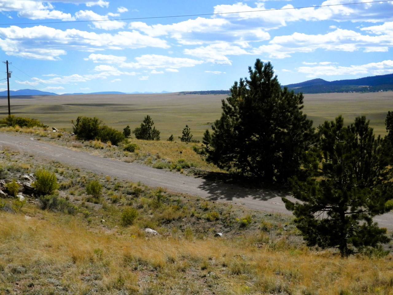 view south from the front of the property