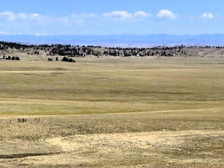 zoomed view north to the mountains