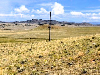 another power pole at the lot line