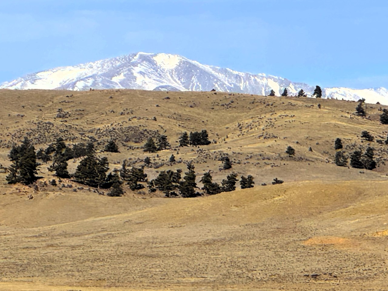 zoomed northwest to mt silverheels