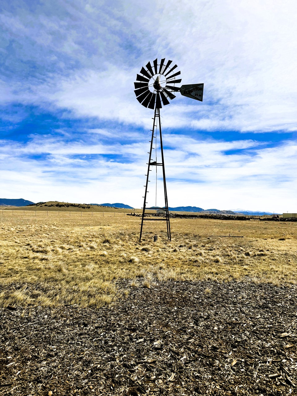 windmill on the property over what is believed to be an abandoned well head windmill on the property over what is believed to be an abandoned well head