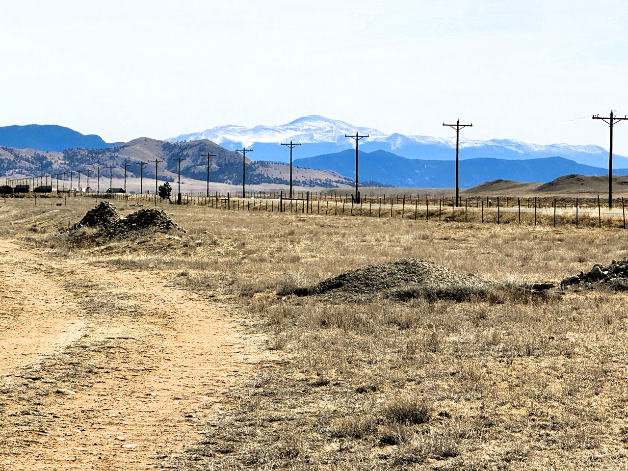 zoomed view east southeast to pikes peak from the property zoomed view east southeast to pikes peak from the property