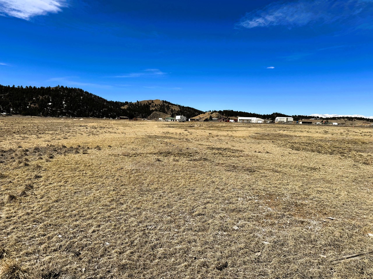 view west from the center of the property view west from the center of the property