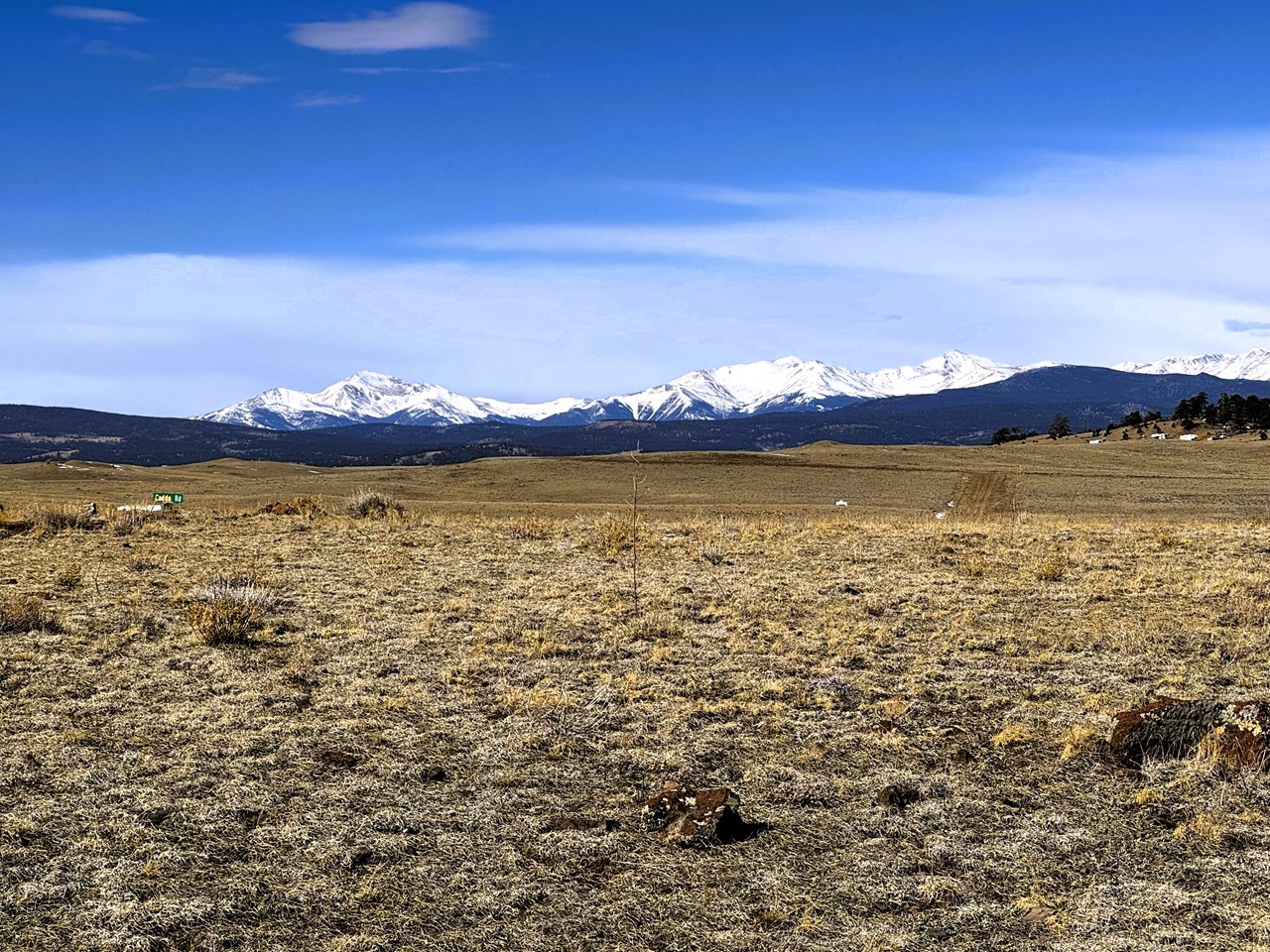 zoomed to the collegiate peaks from the property zoomed to the collegiate peaks from the property
