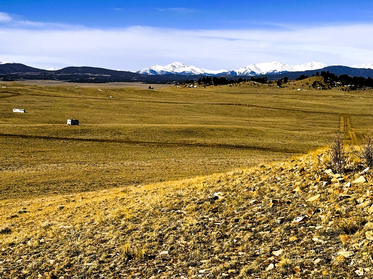 from the front of the property to the collegiate peaks from the front of the property to the collegiate peaks