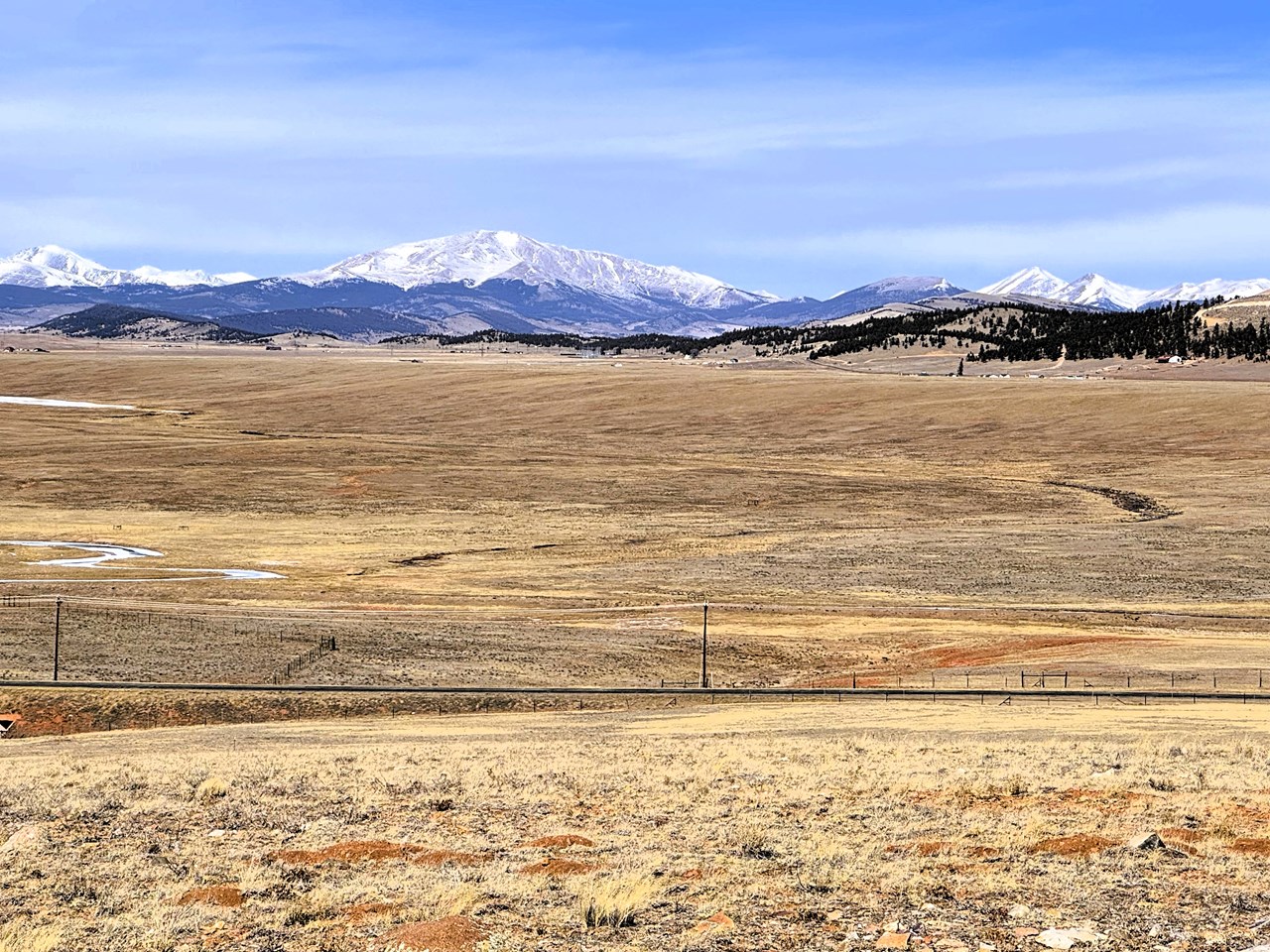 zoomed north to the snow capped peaks in the mosquito mountain range zoomed north to the snow capped peaks in the mosquito mountain range
