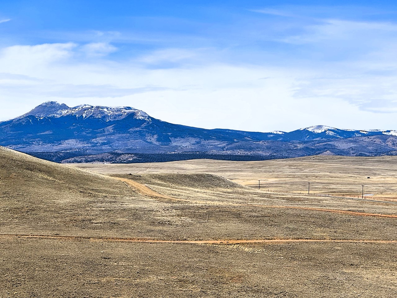 zoomed west northwest to the snow capped peaks in buffalo peaks zoomed west northwest to the snow capped peaks in buffalo peaks