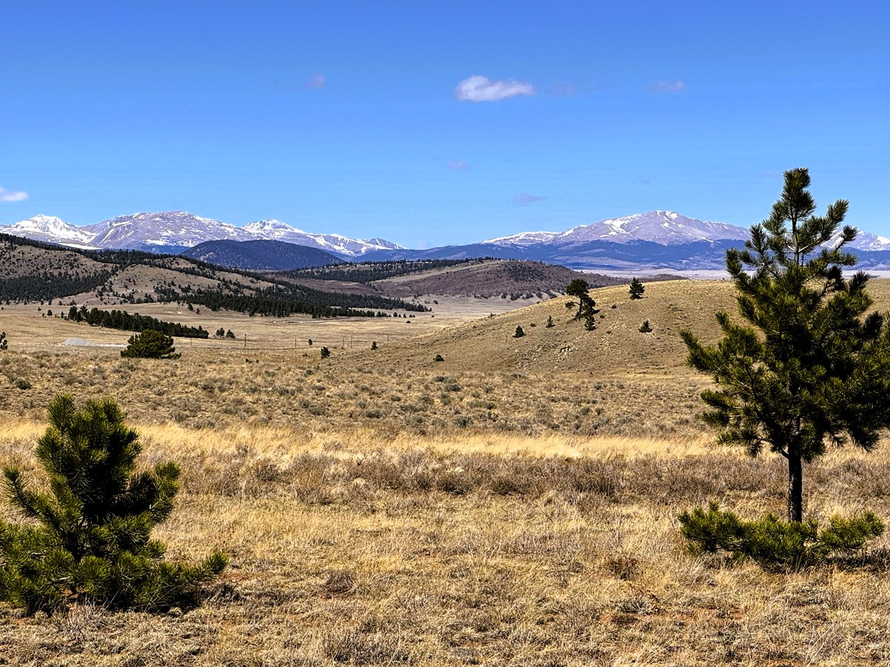 zoomed northwest across the property to the mosquito mountain rangecollegiate peaks