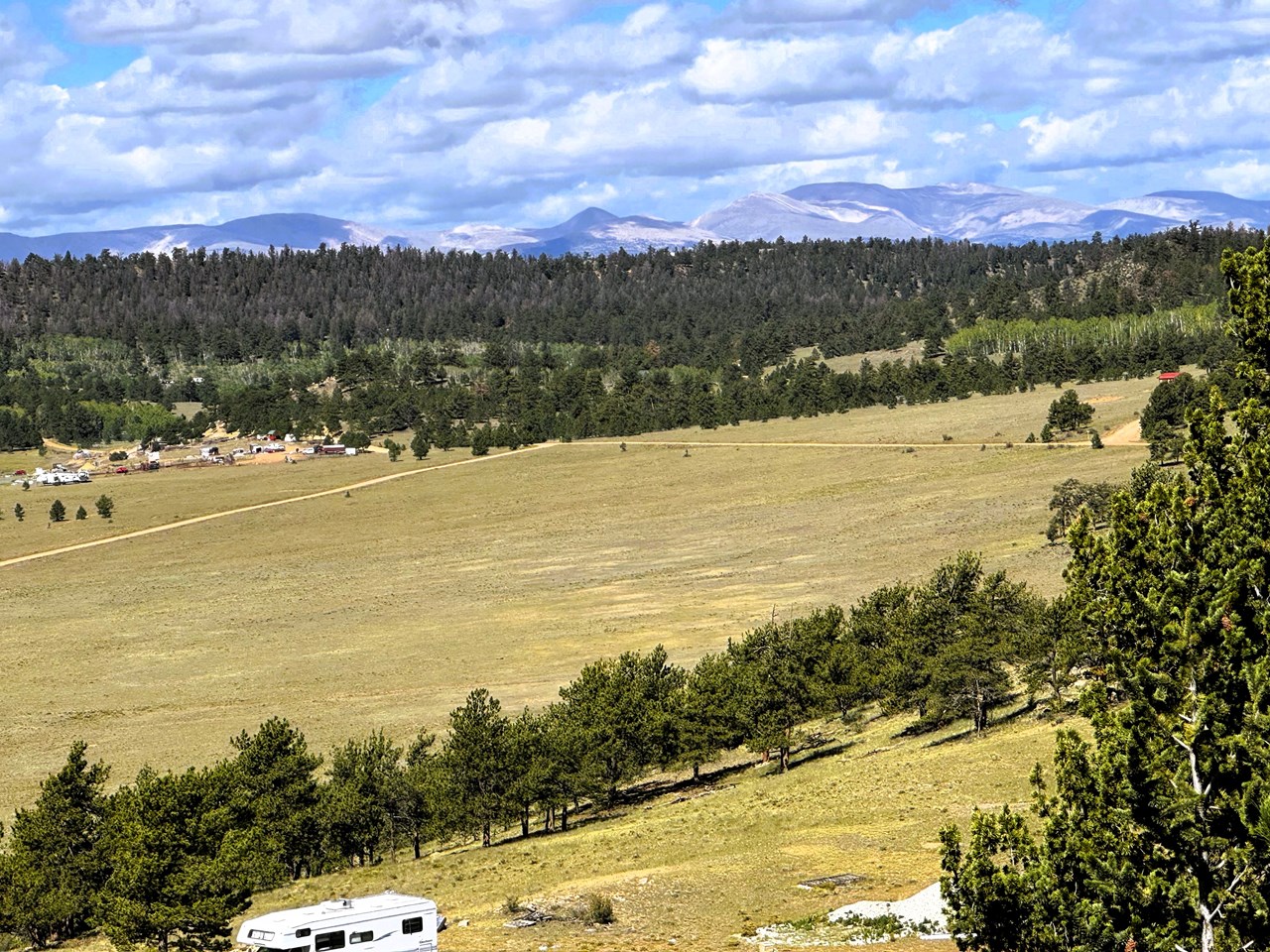 zoomed northwest from the top of the property to peaks in the mosquito mountain range zoomed northwest from the top of the property to peaks in the mosquito mountain range